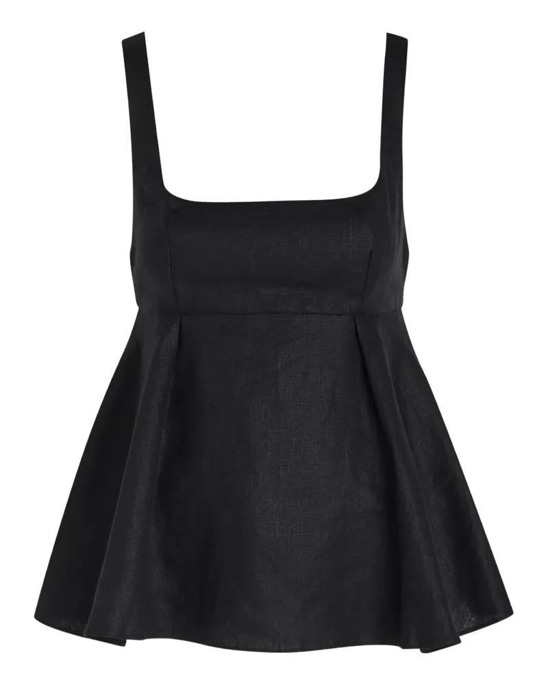 Faithfull The Brand Ellie square-neck top - Schwarz Schwarz