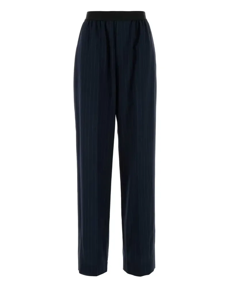 Balenciaga Bestickte Hose - Blau Blau