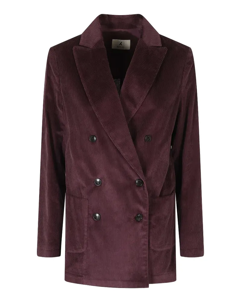 MYTHS double-breasted corduroy jacket - Violett Violett