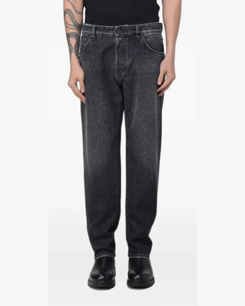 PT TORINO Rebel Tapered-Jeans - Schwarz Schwarz