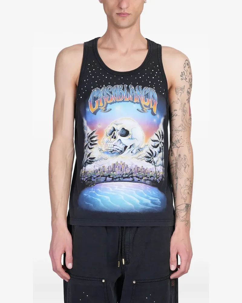Casablanca Paris La Prémonition Tanktop - Schwarz Schwarz