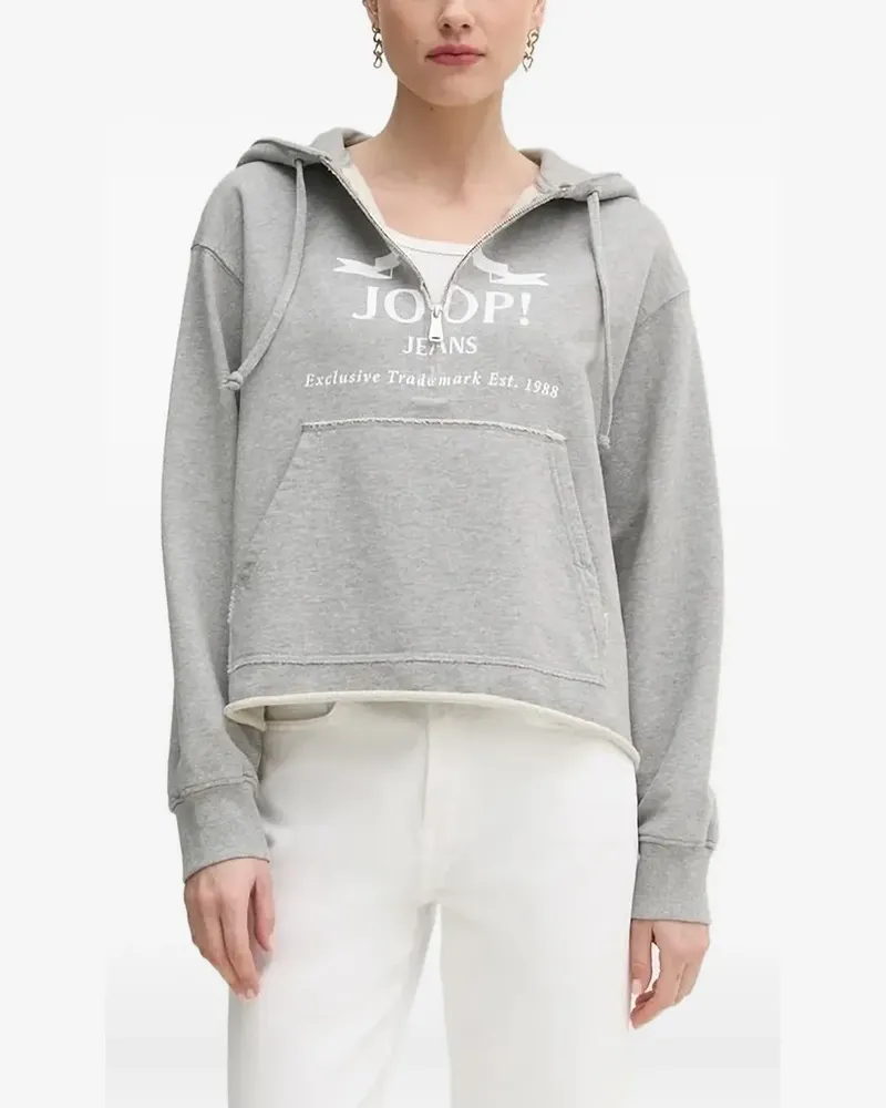 JOOP! Hoodie mit Logo-Print - Grau Grau
