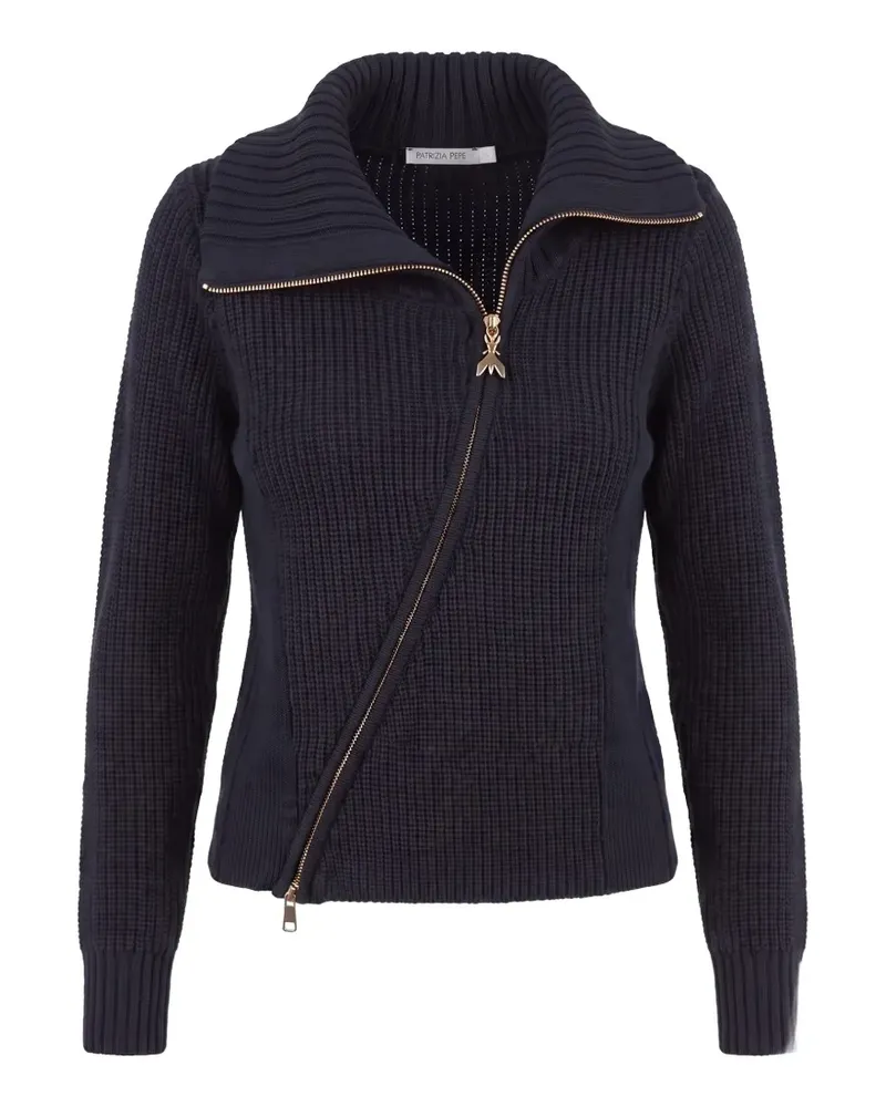 Patrizia Pepe Asymmetrischer Cardigan - Blau Blau