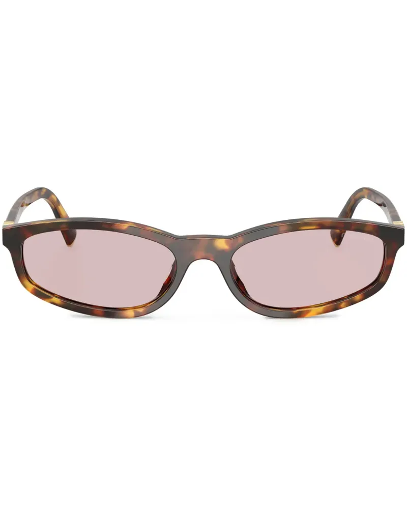 Miu Miu Sonnenbrille in Schildpattoptik - Braun Braun
