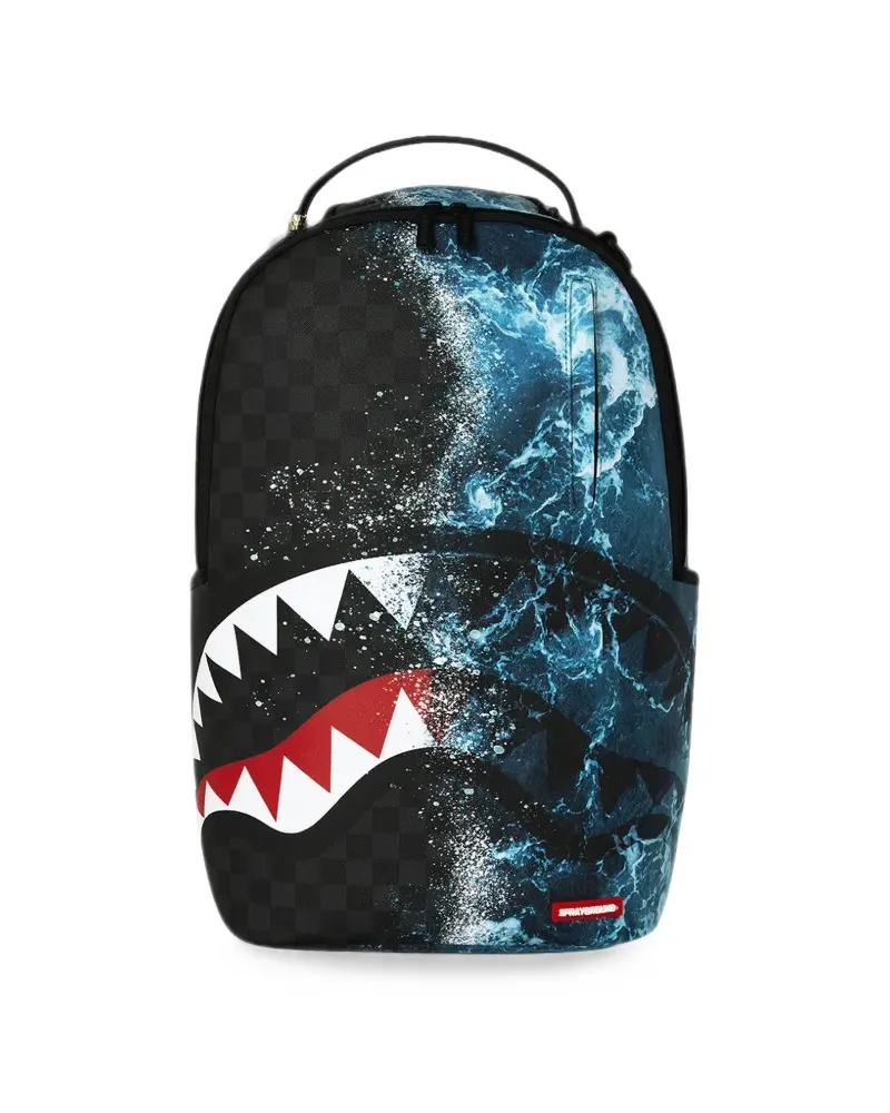 Sprayground High Tide Sharks in Paris Rucksack - Schwarz Schwarz