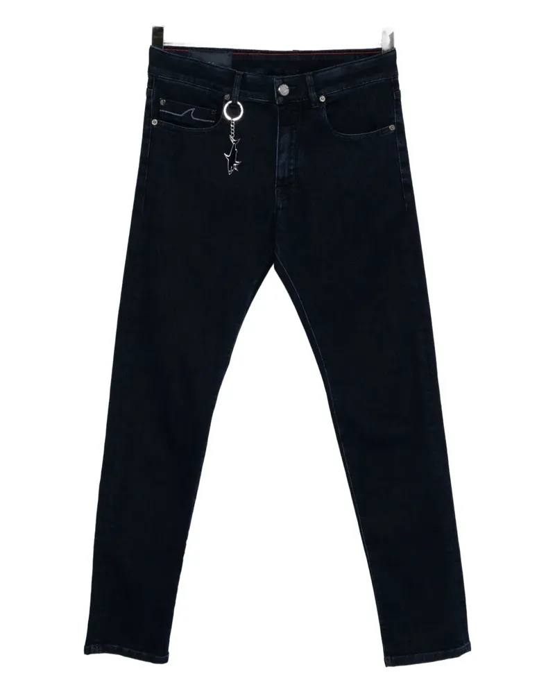 Paul & Shark Jeans mit bestickter Tasche - Blau Blau