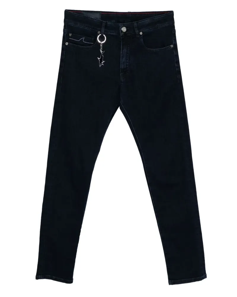 Paul & Shark Jeans mit bestickter Tasche - Blau Blau