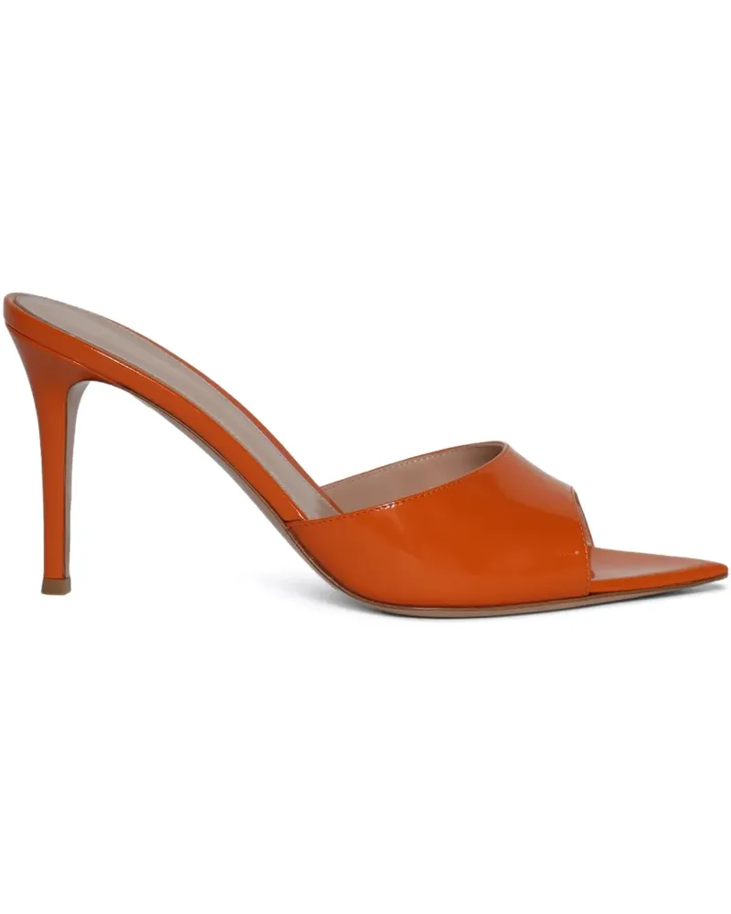 Gianvito Rossi Elle Mules 85mm - Orange Orange