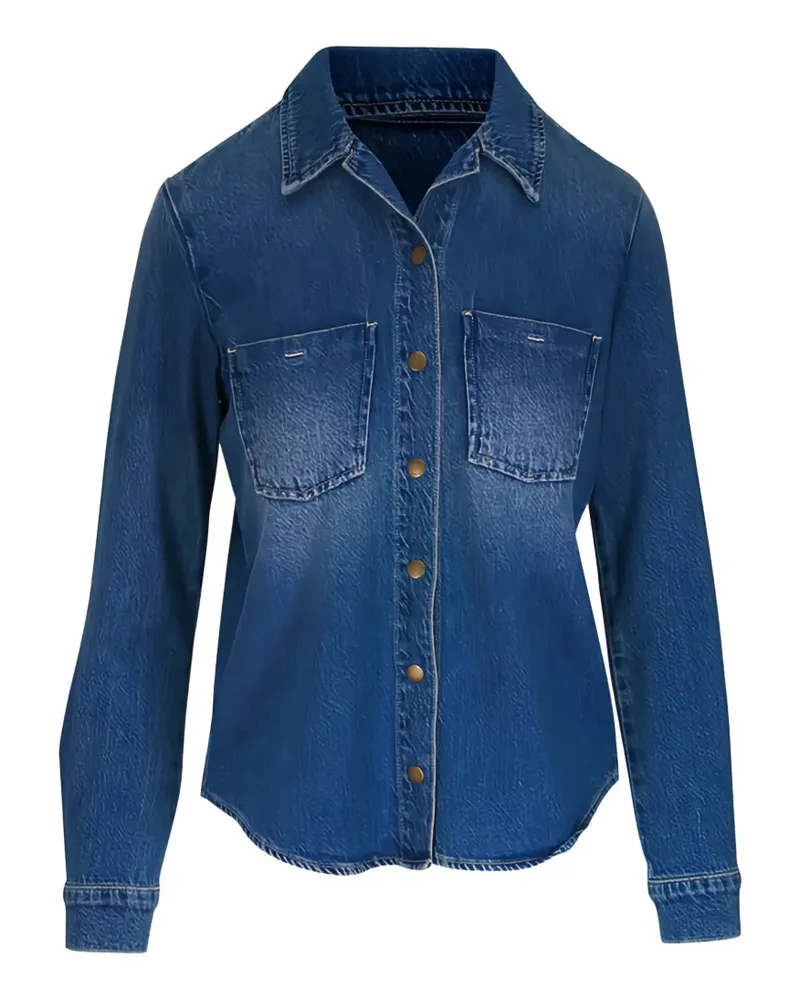 L'Agence Isla denim shirt - Blau Blau