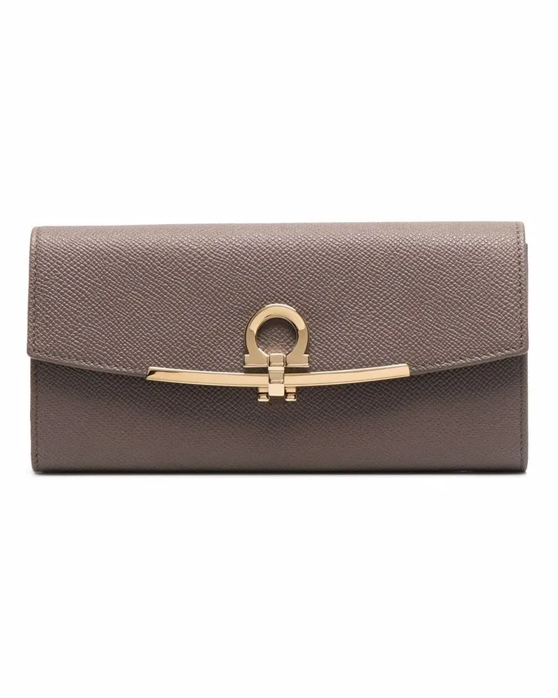 Ferragamo Klassisches Portemonnaie - Braun Braun