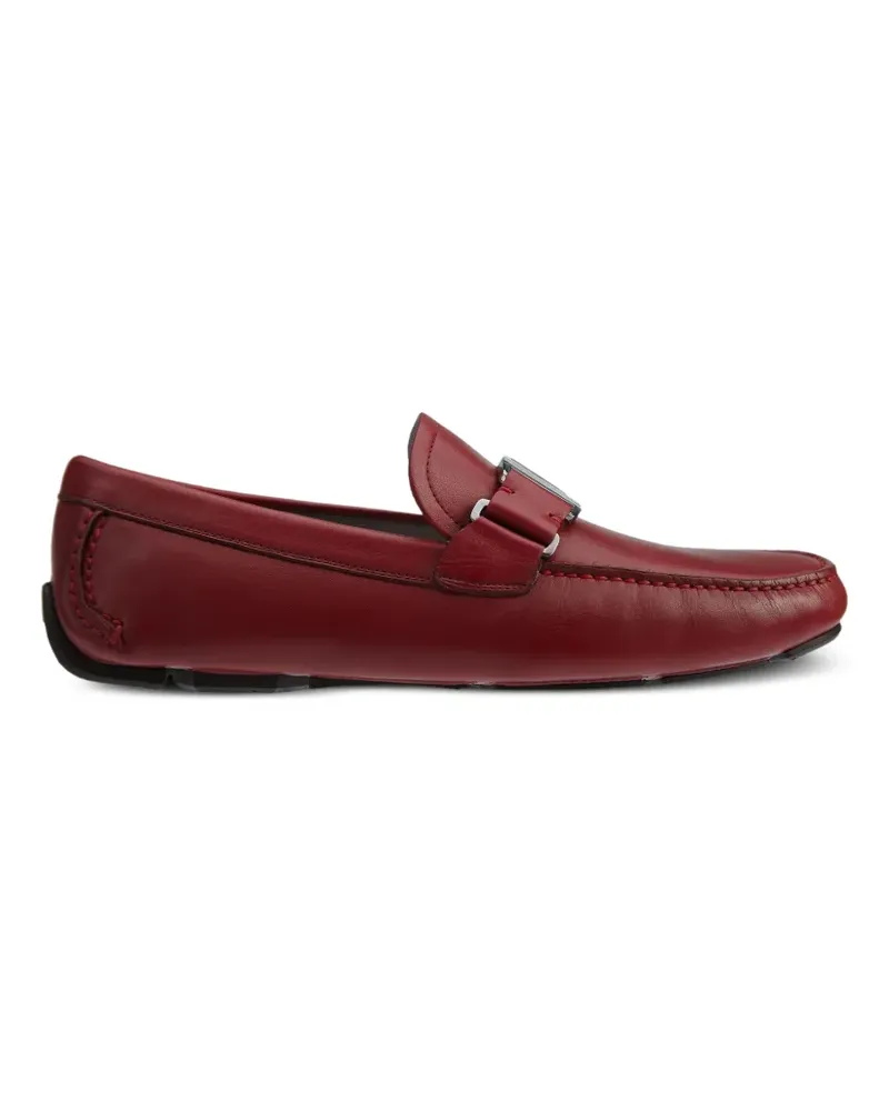 Ferragamo Sardegna Loafer aus Leder - Rot Rot