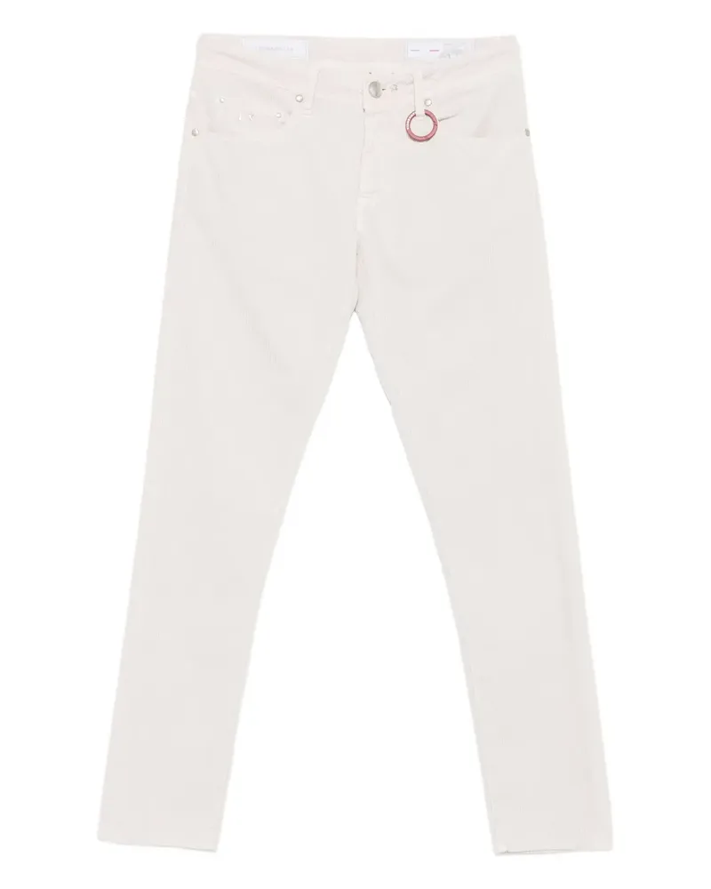 Tramarossa Cordhose mit Ringdetail - Weiß Weiß