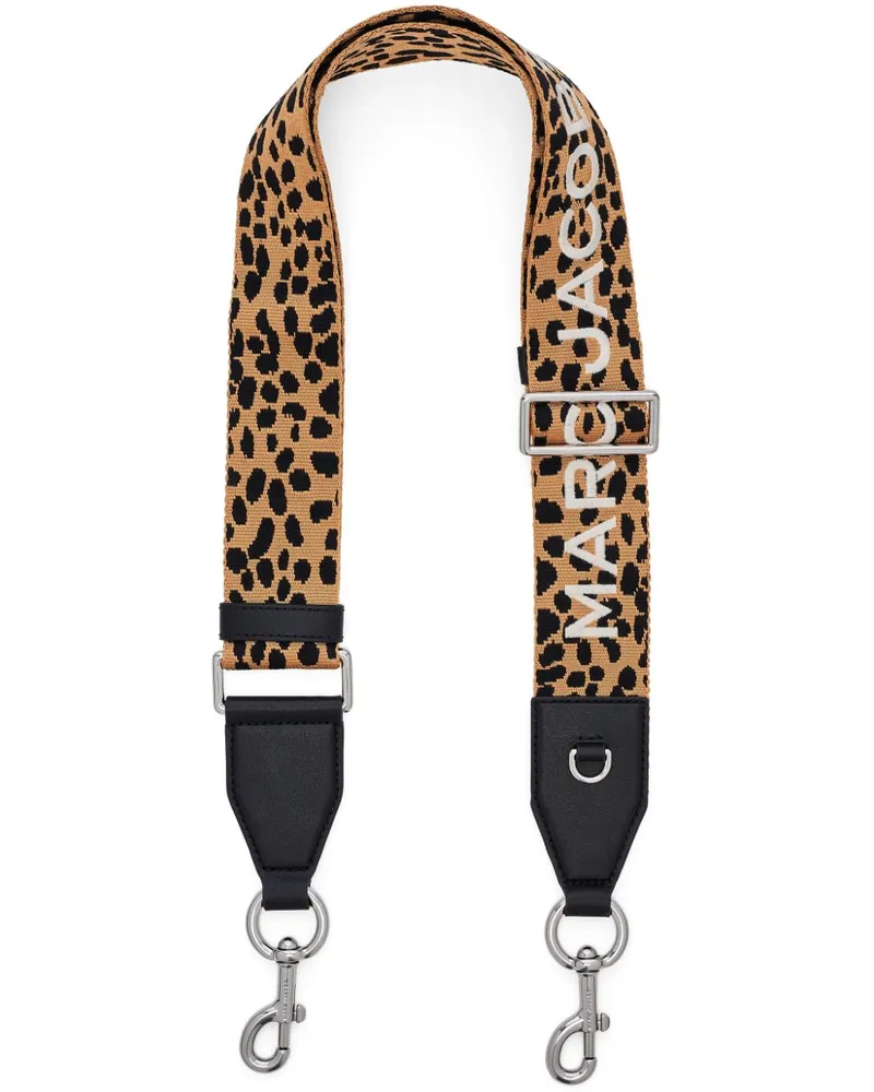 Marc Jacobs The Cheetah Logo-Riemen - Braun Braun