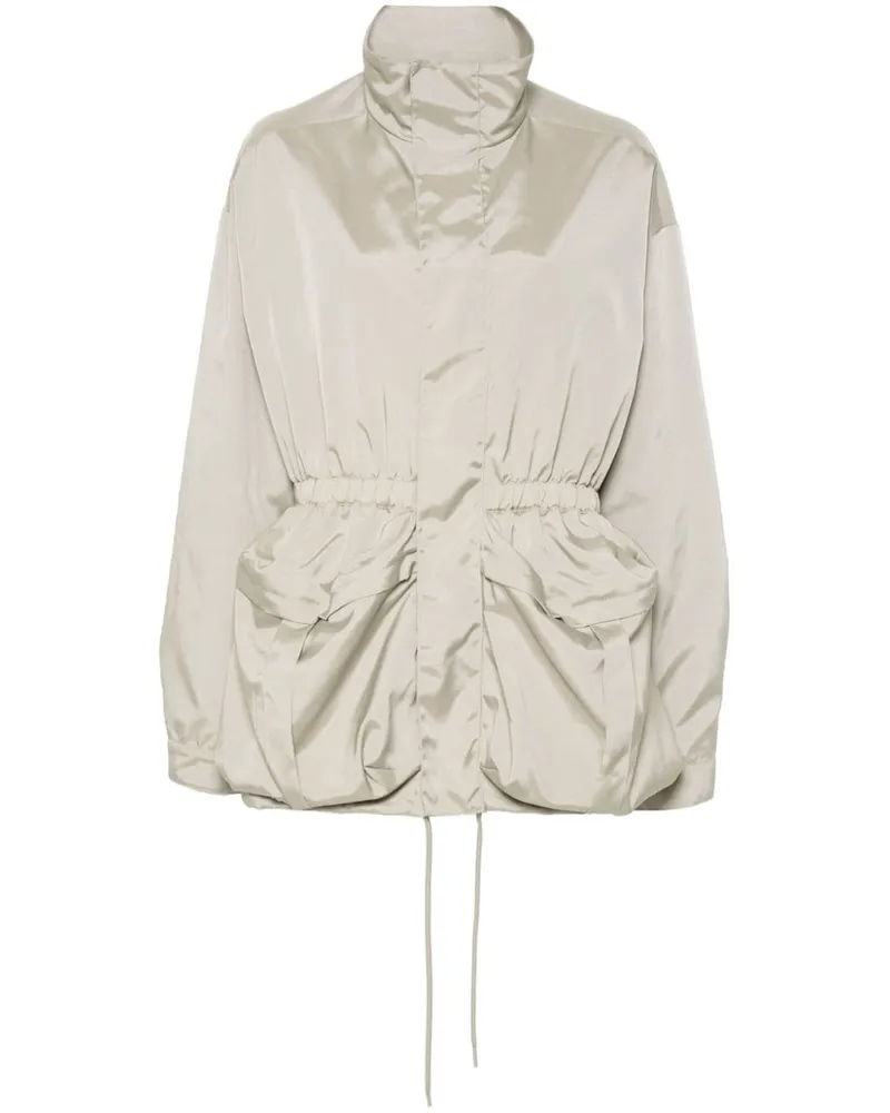 WARDROBE.NYC Parka mit Kordelzug - Nude Nude
