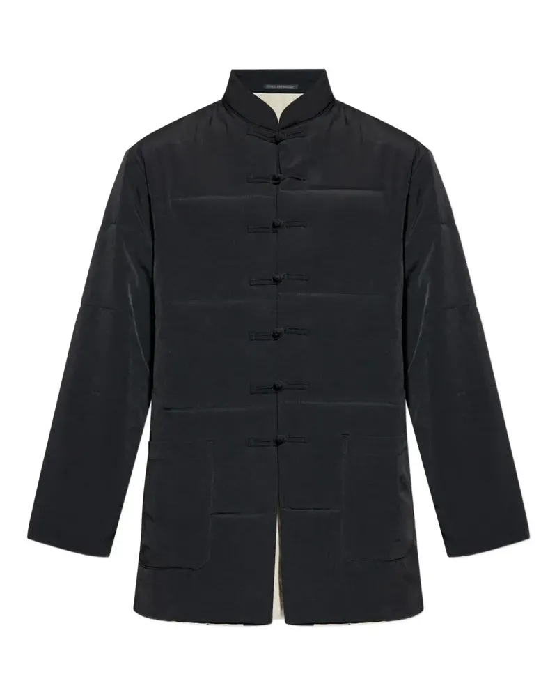 Yohji Yamamoto quilted jacket - Schwarz Schwarz