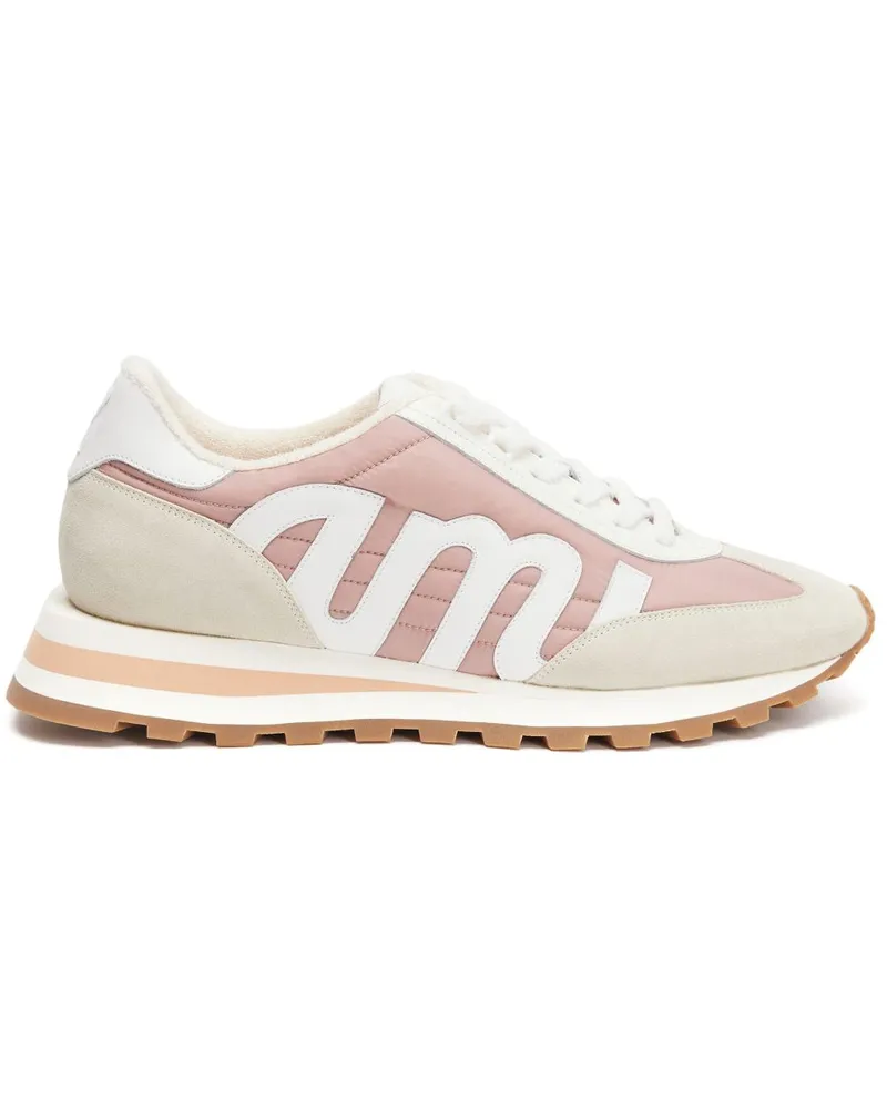 AMI Paris Sneakers mit Logo-Patch - Rosa Rosa