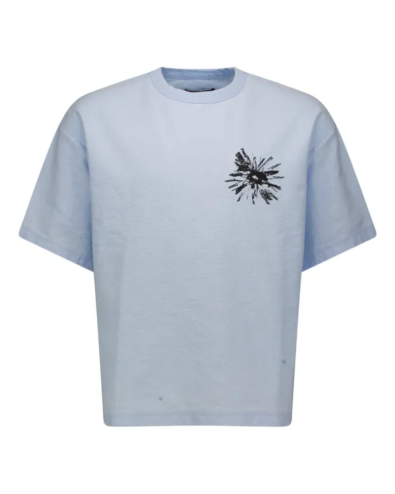 PURPLE BRAND Shattered T-Shirt - Blau Blau