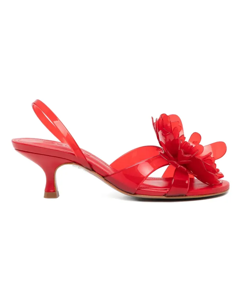 FARM Rio Flower Slingback-Sandalen - Rot Rot