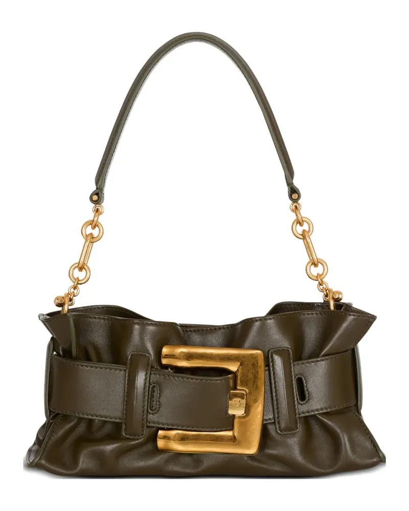 Balmain Mini Anthem Clutch - Grün Grün