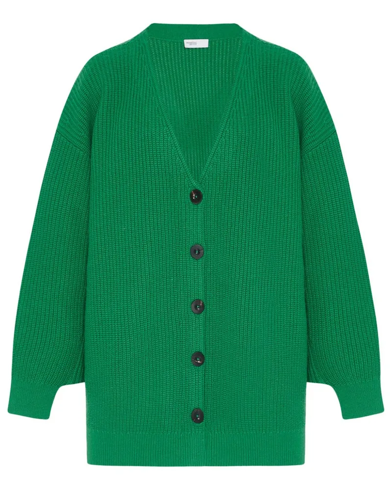 Rosetta Getty Gerippter Cardigan - Grün Grün