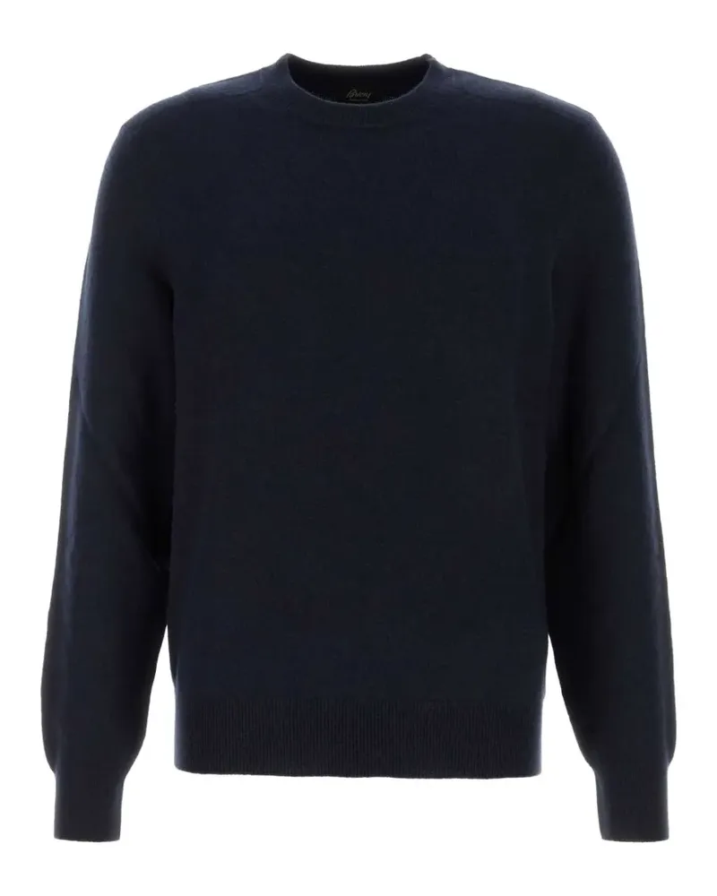 Brioni crew-neck cashmere sweater - Blau Blau