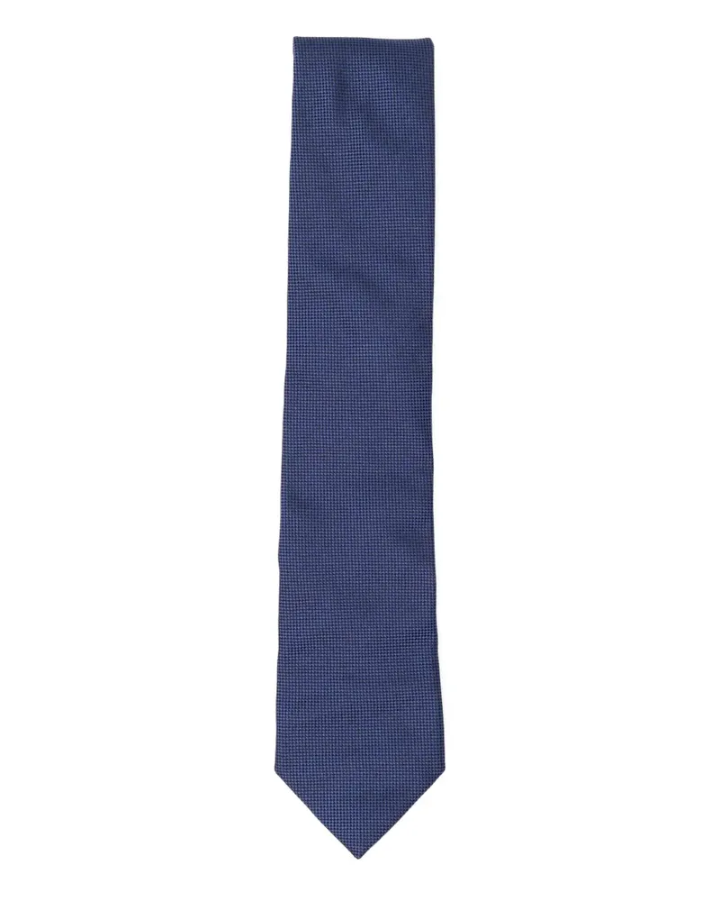 Ermenegildo Zegna silk tie - Blau Blau