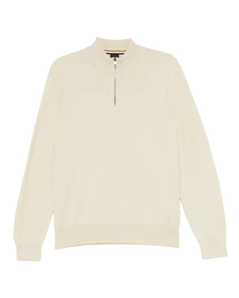 HUGO BOSS half-zip jumper - Nude Nude