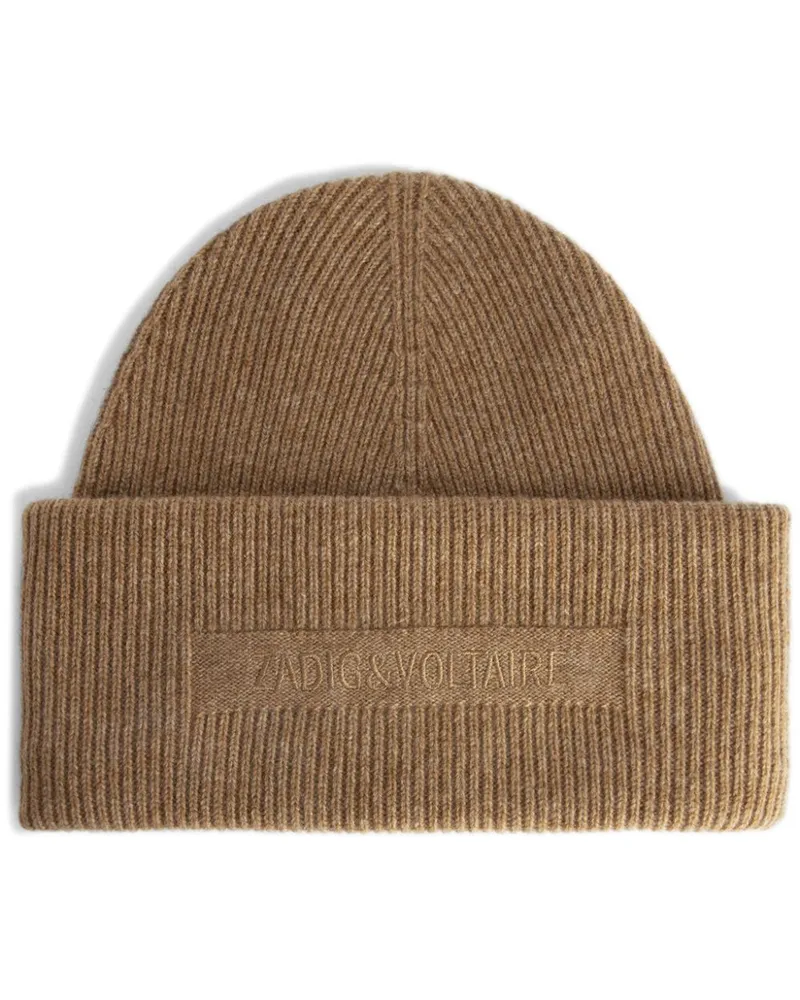 Zadig & Voltaire Beanie aus Kaschmir - Braun Braun