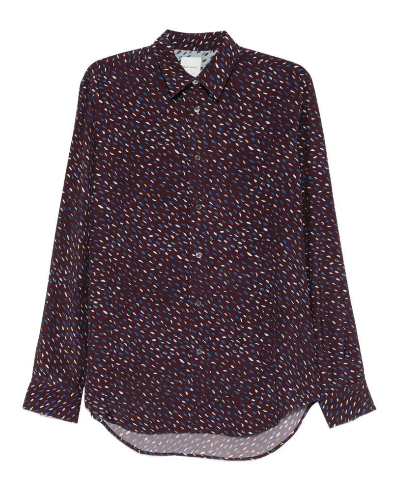 Paul Smith Hemd mit Print - Rot Rot