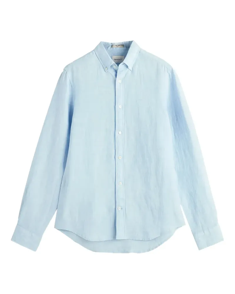 Gant Klassisches Hemd - Blau Blau