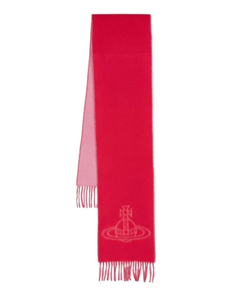 Vivienne Westwood Schal mit doppeltem Logo - Rot Rot
