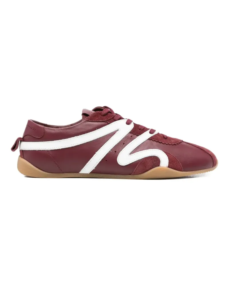 Giuseppe Zanotti Sneakers mit Wildledereinsätzen - Rot Rot