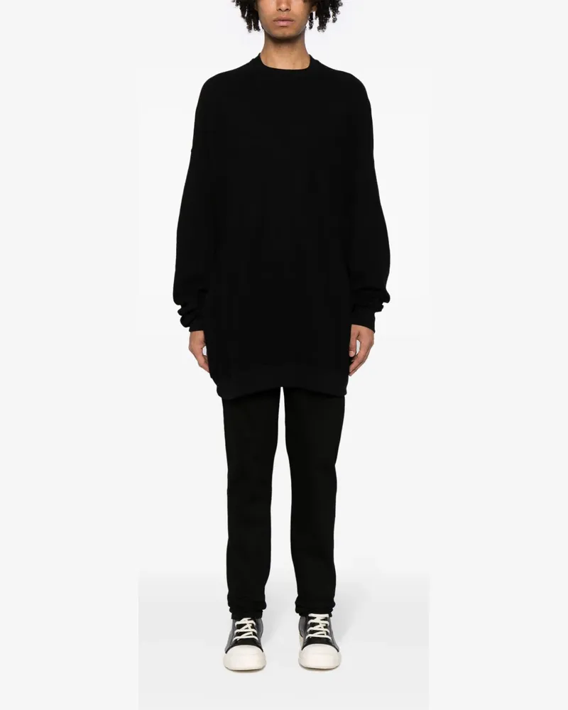 Rick Owens Sweatshirt mit Rundhalsausschnitt - Schwarz Schwarz