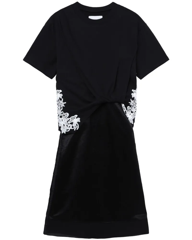 3.1 phillip lim Minikleid mit drapiertem Detail - Schwarz Schwarz