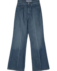 A.P.C. Weite Clienteau High-Rise-Jeans Blau