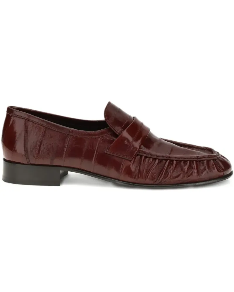 The Row Soft Penny-Loafer - Braun Braun