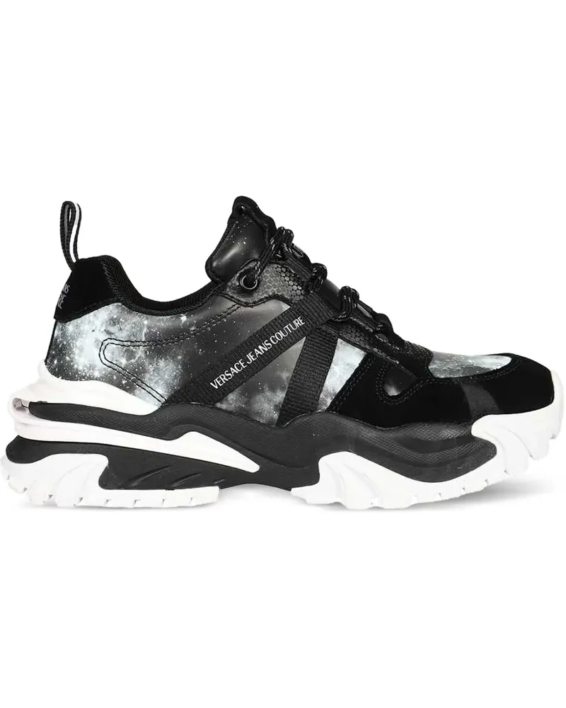 Versace Jeans Sneakers mit Einsätzen - Schwarz Schwarz