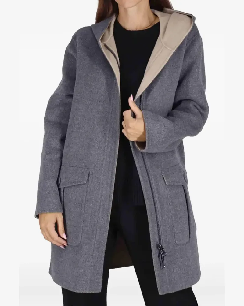 Maliparmi hooded pocket coat - Grau Grau