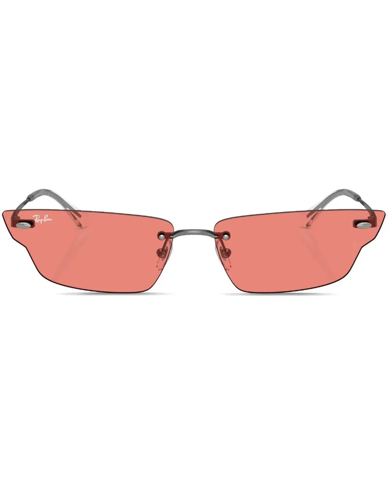 Ray Ban Rahmenlose Xime Sonnenbrille - Grau Grau