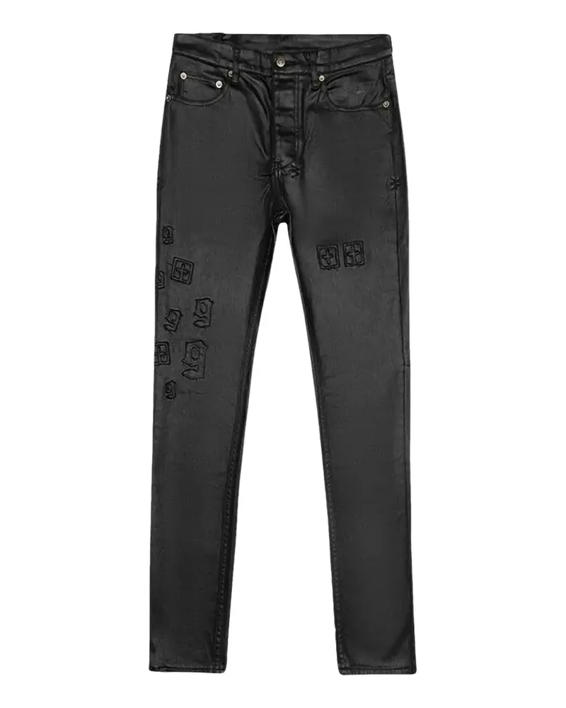 ksubi x Juice WRLD 999 Slim-Fit-Jeans - Schwarz Schwarz