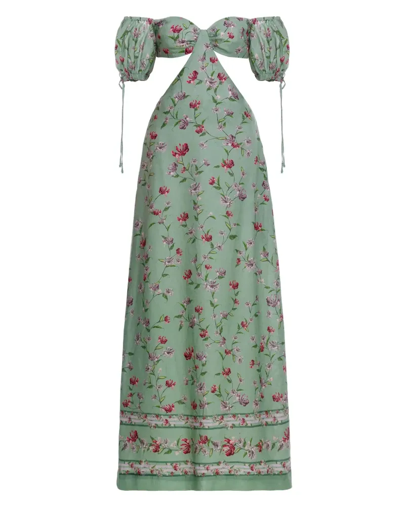 AGUA BENDITA Cielo Honeysuckle Kleid - Grün Grün