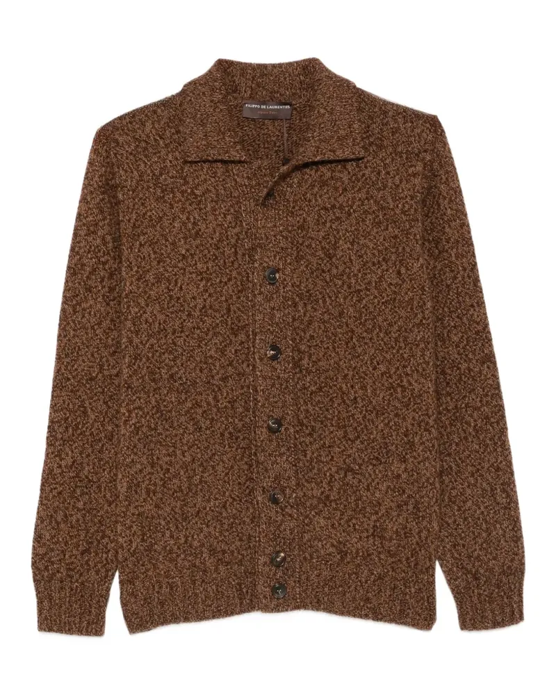 Filippo de Laurentiis Geknöpfter Pullover - Braun Braun