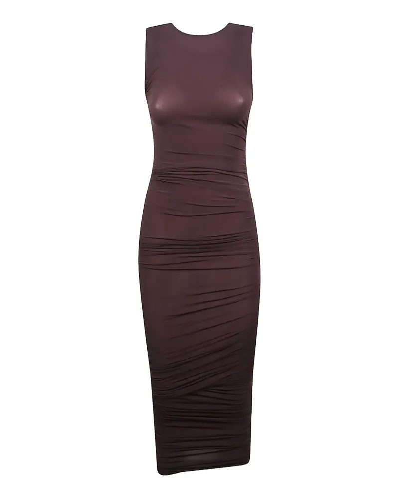 Wolford Trägerkleid mit Raffungen - Braun Braun