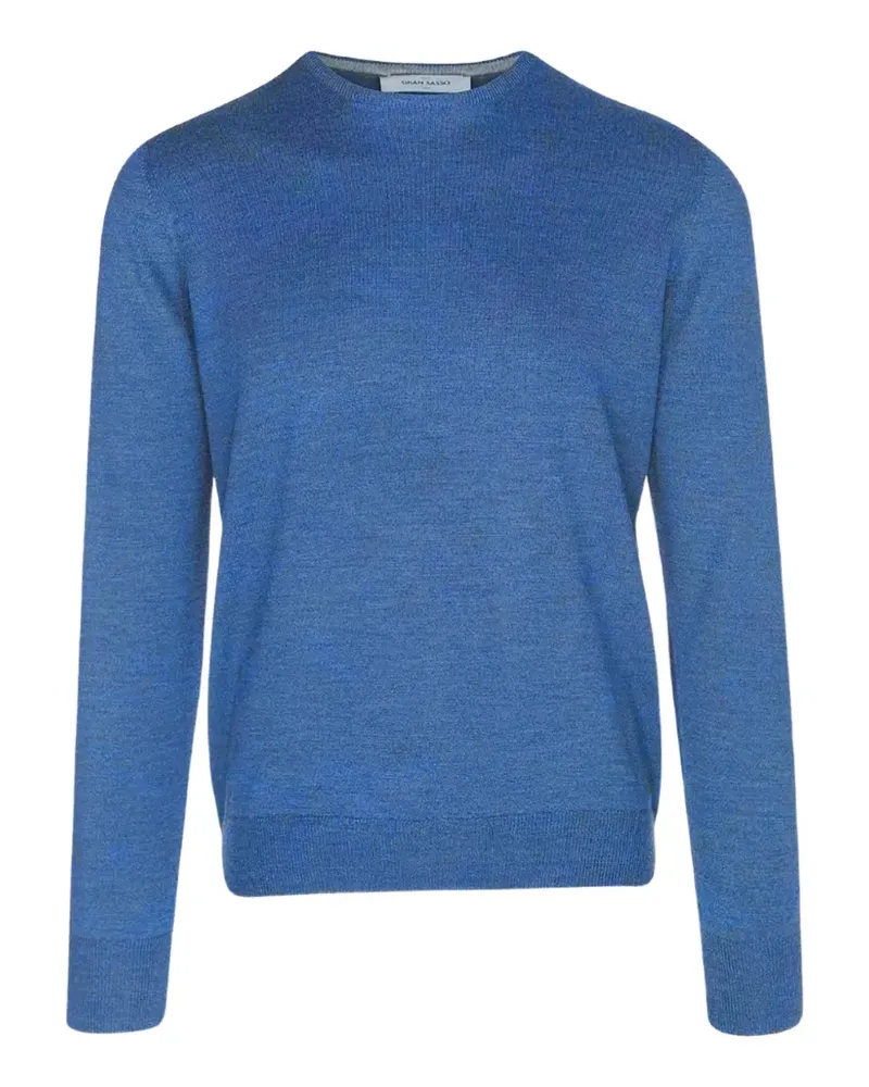 Gran Sasso fine-knit crew-neck sweater - Blau Blau