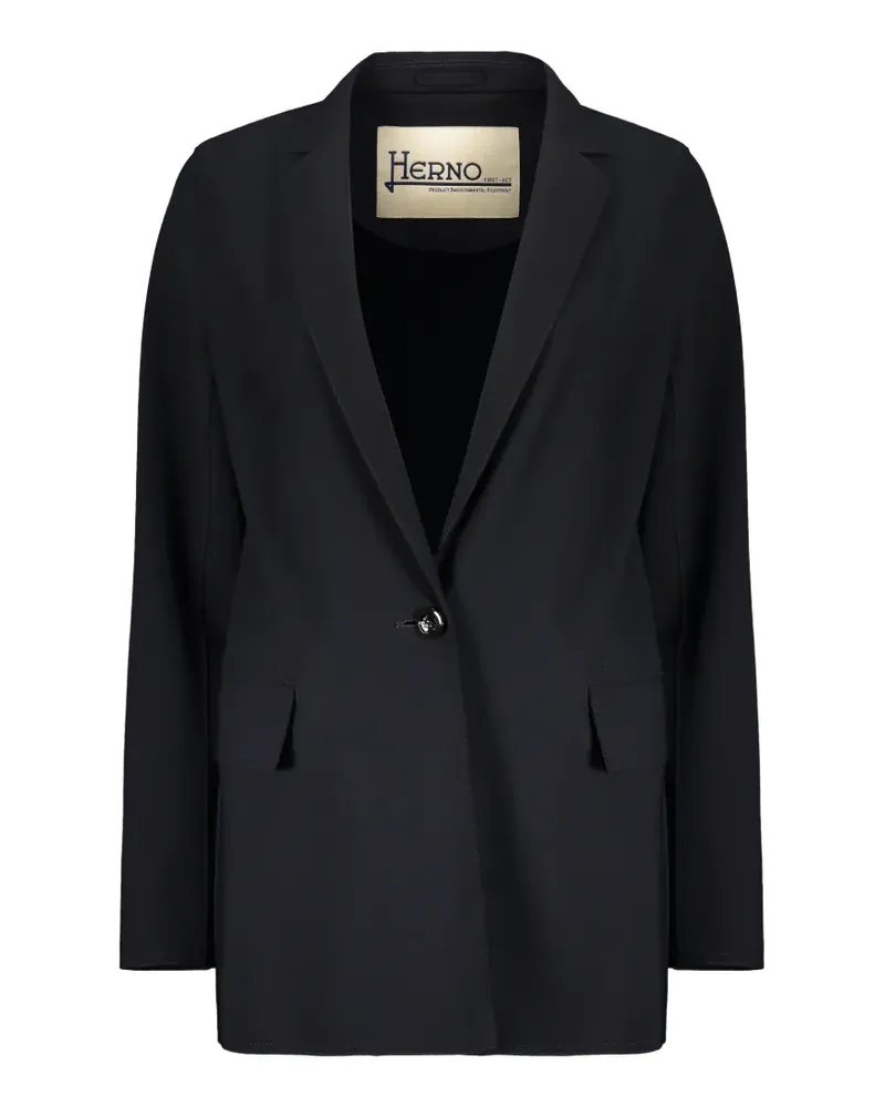 Herno Sakko mit fallendem Revers - Blau Blau