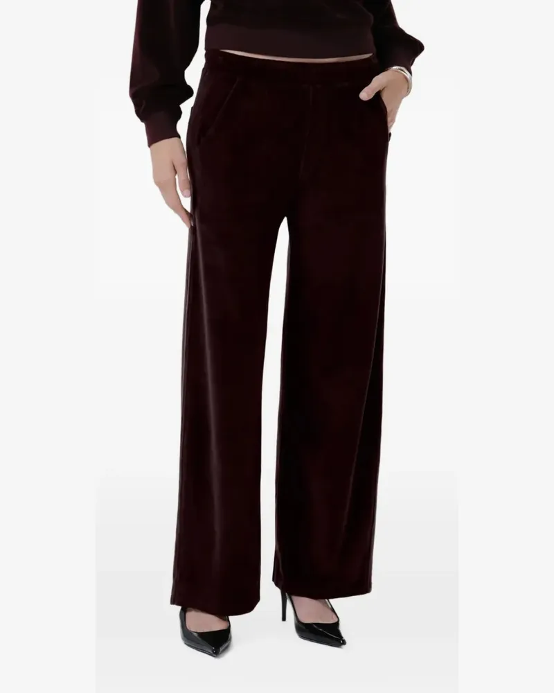 Citizens of humanity Brynn velour-texture trousers - Violett Violett