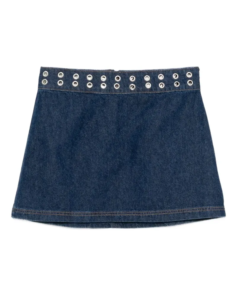 Reformation Jaylene Jeansrock - Blau Blau