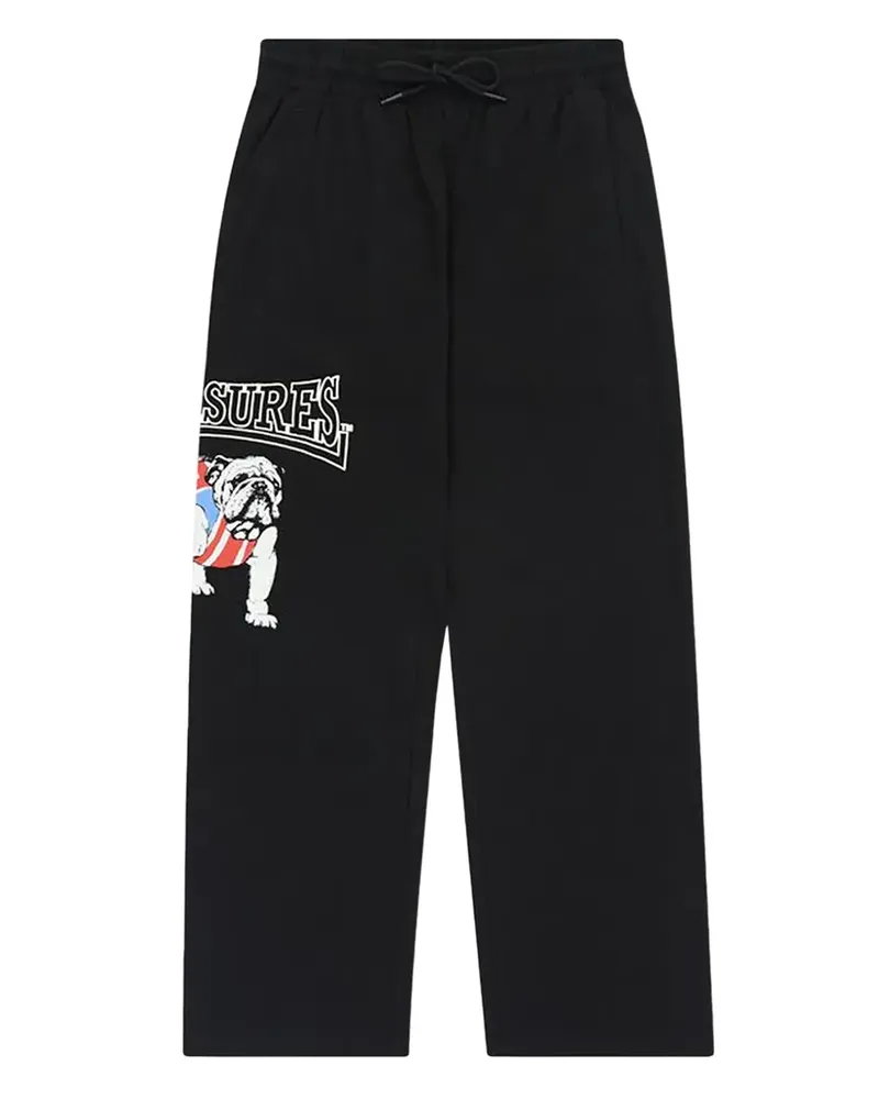PLEASURES Bulldog Jogginghose - Schwarz Schwarz