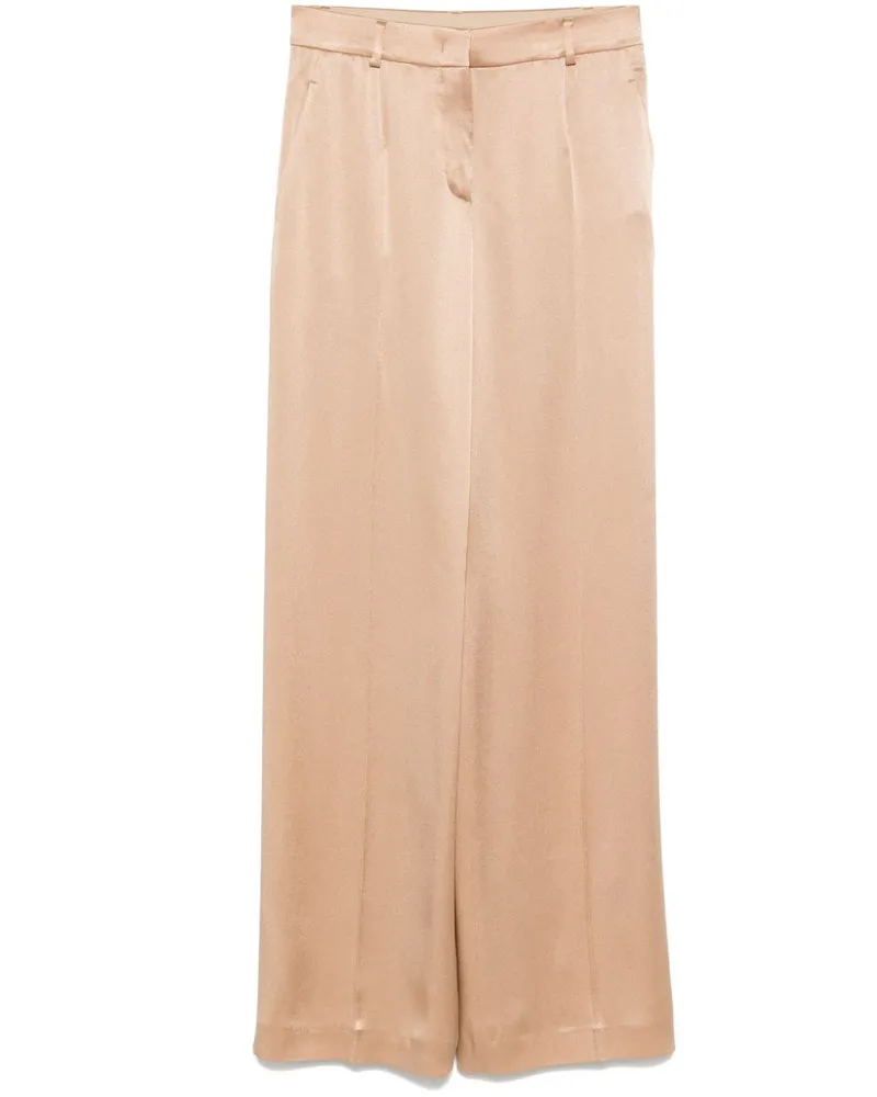 Alberta Ferretti Hose aus Satin - Nude Nude