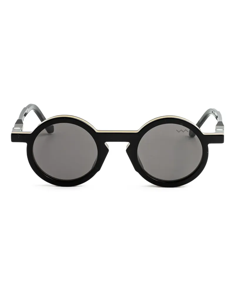 VAVA EYEWEAR Sonnenbrille mit rundem Gestell - Schwarz Schwarz